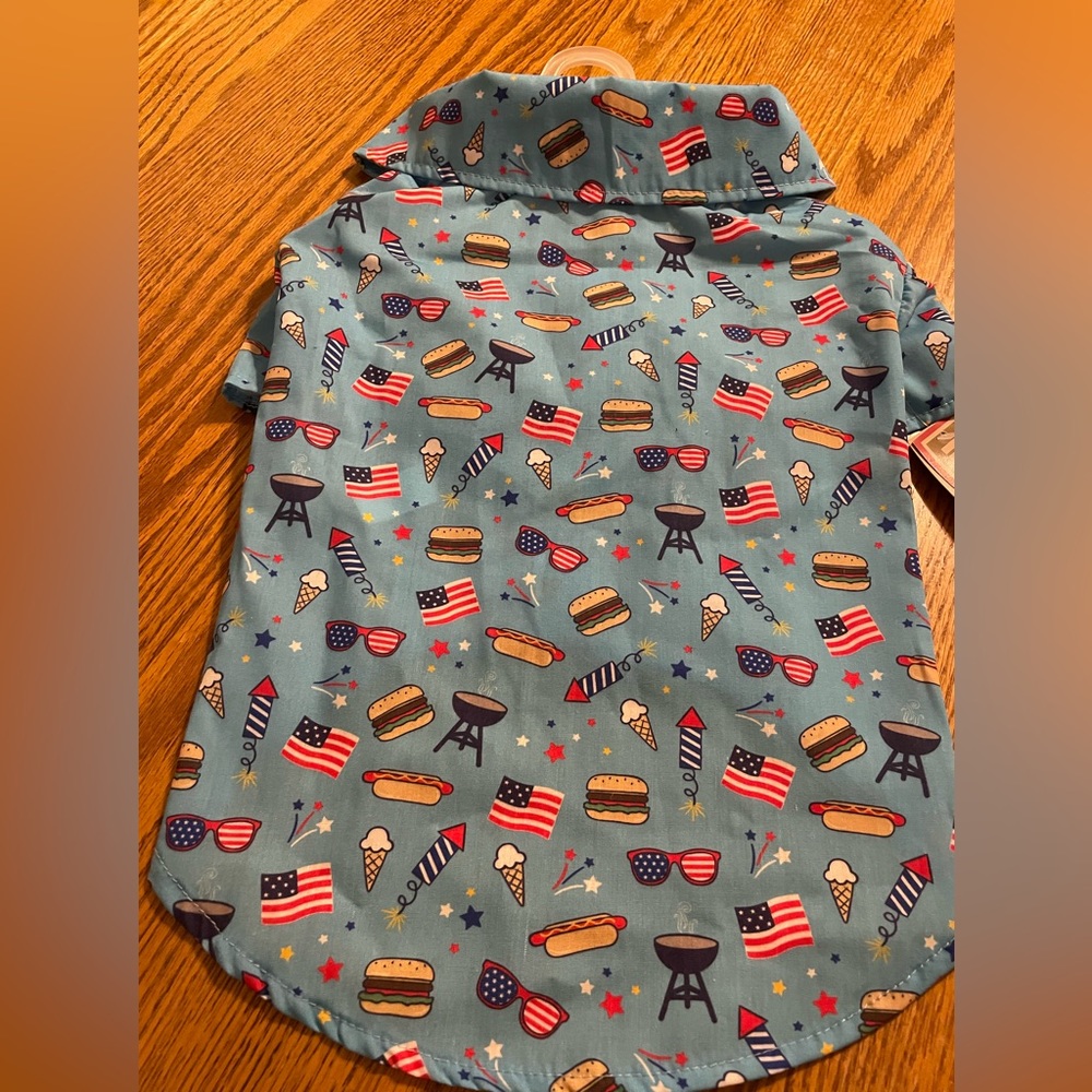 Dog outfit 4th of July holiday dog shirt